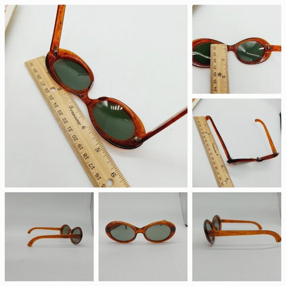 Cool Ray Barcelona Polaroid Sunglasses 140 Brown Vintage - Picture 2 of 13